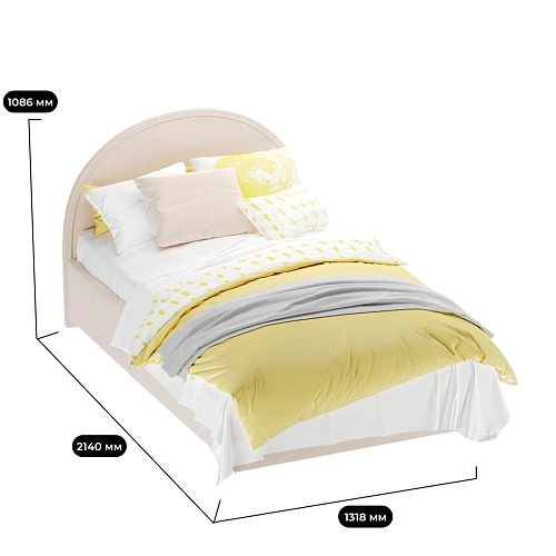 Кровать мягкая БАББЛ с подъемным механизмом, 120x200