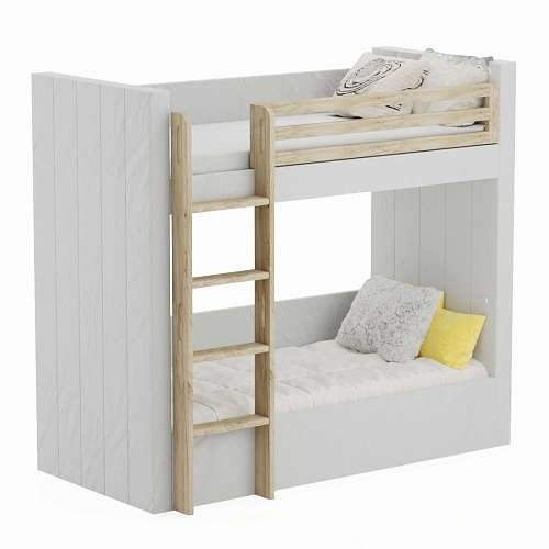 Кровать мягкая двухъярусная ДУО L/R