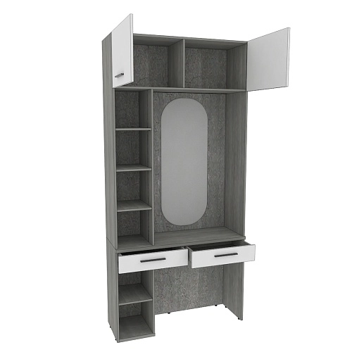 Столик туалетный с антресолью и стеллажом LG415