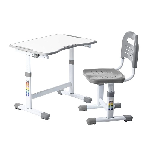 Комплект парта + стул трансформеры Sole II Grey FUNDESK