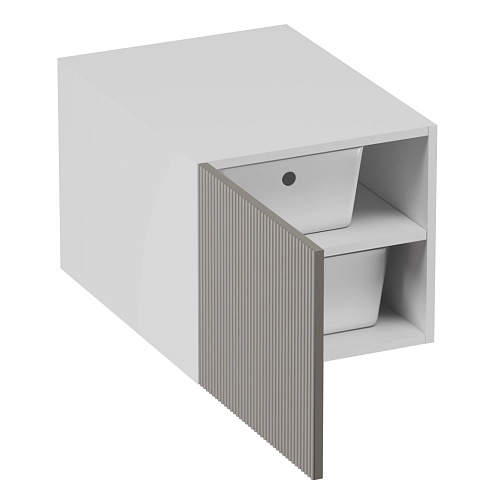 Антресоль на шкафы, фрезерованные фасады в эмали LE450.60