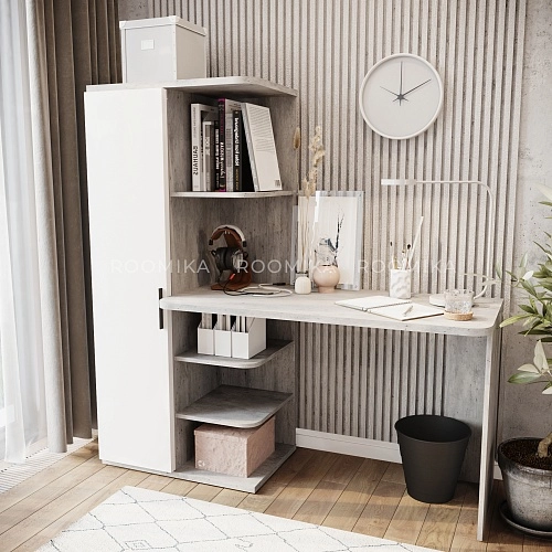 Рабочий стол со встроенным стеллажом HOF423