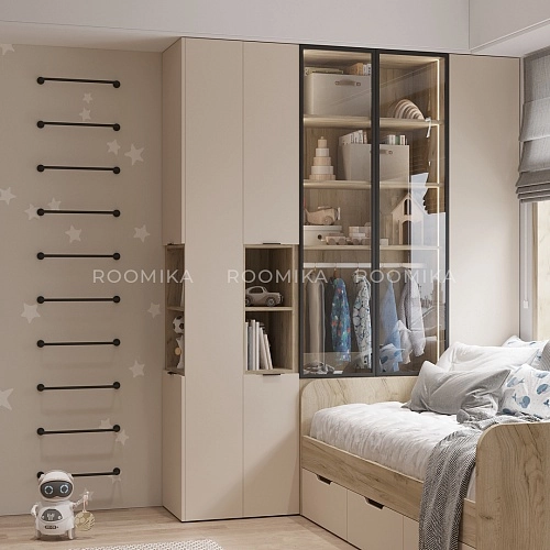 Шкафная группа для детской комнаты Лацио 201