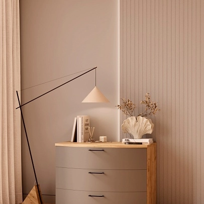 Комод радиусный 3 ящика P703