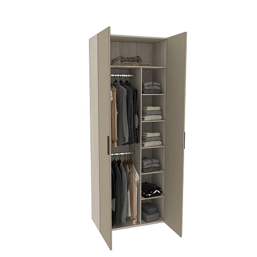 Шкаф двухдверный узкий L210.44-4