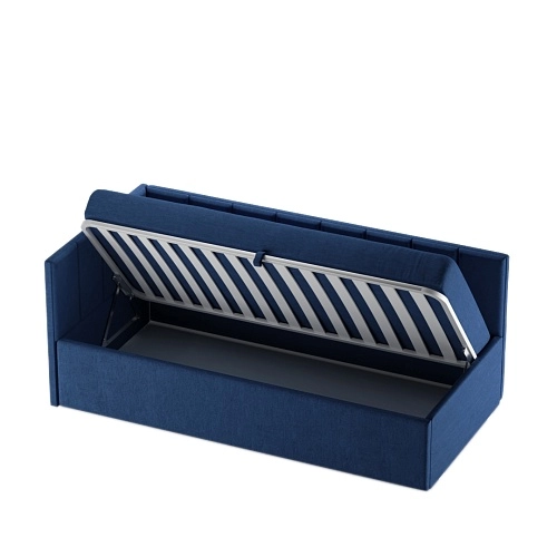 Кровать с подъемным механизмом и ящиком для белья ЛАЙН М1