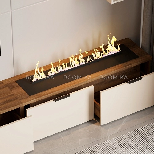 Тумба ТВ напольная с электрокамином L548.350