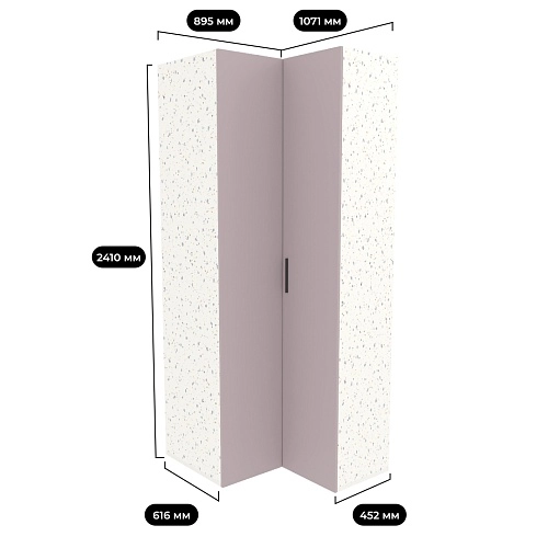 Шкаф угловой L207 L/R