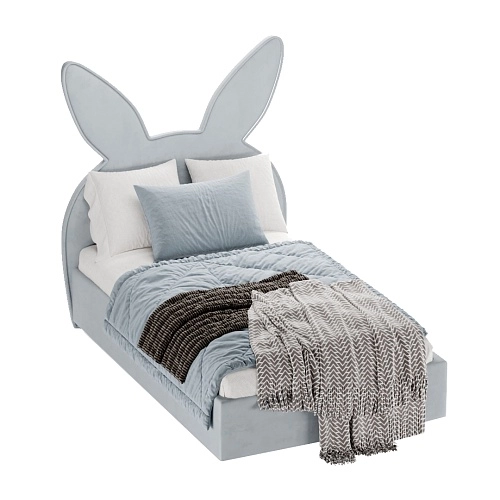 Кровать мягкая БАННИ с подъемным механизмом, 120x200