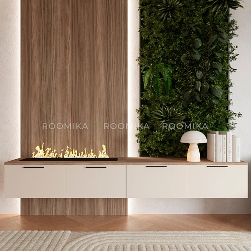 Тумба ТВ напольная с электрокамином L548.451