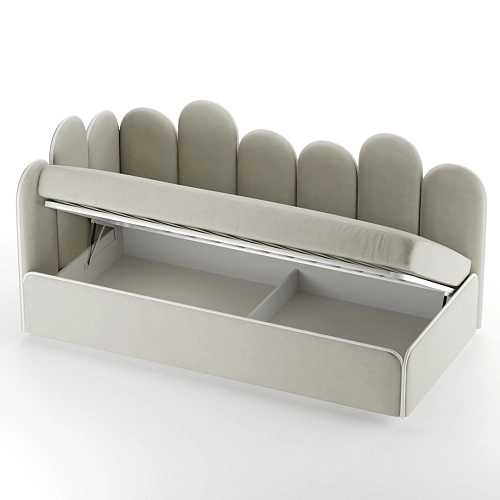 Мягкая кровать-диван КИПРОС с подъемным механизмом, 90x190