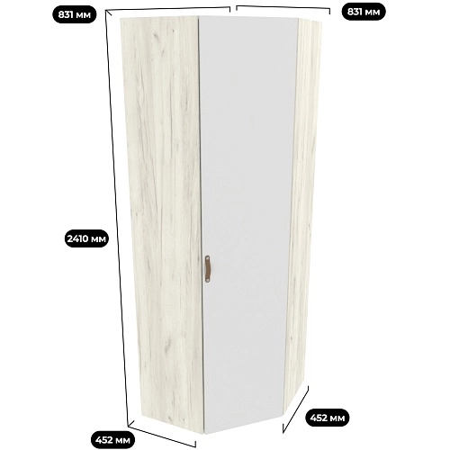 Шкаф угловой равносторонний L218.1