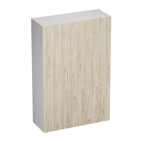 Шкаф двухдверный с фальш-стенкой и раздвижжными дверьми L205 L/R