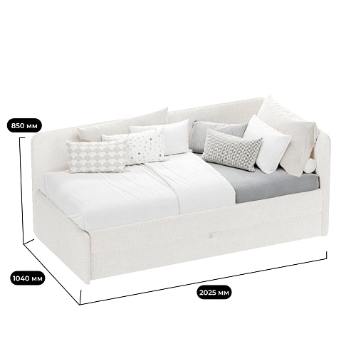 Кровать со вторым выдвижным спальным местом  РУБИ М2