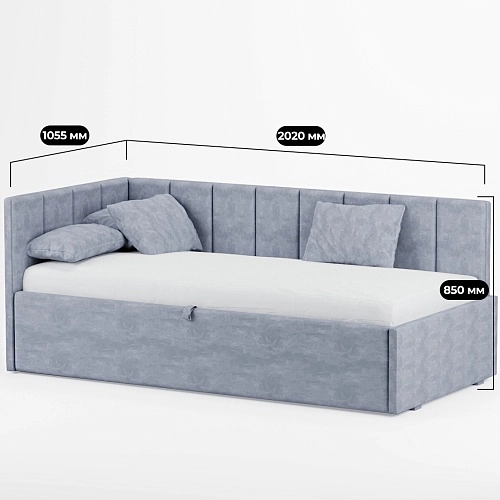 Кровать со вторым выдвижным спальным местом ЛАЙН М2