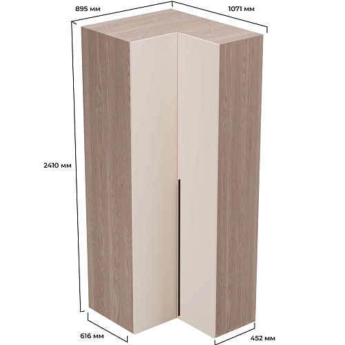 Шкаф угловой L207 L/R