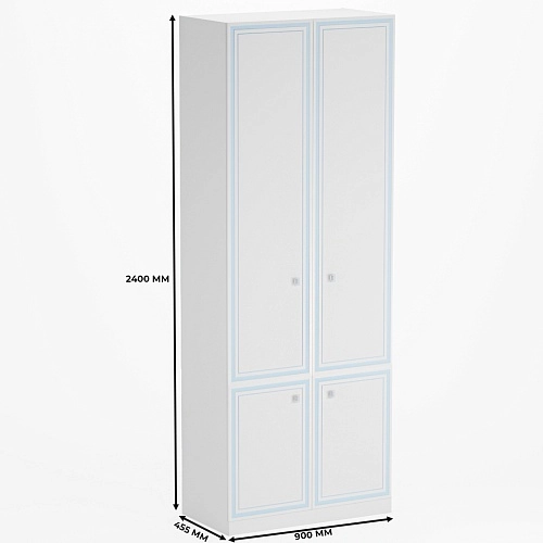 Шкаф двухдверный с перемычкой А210.44-4Р