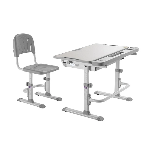 Комплект парта + стул трансформеры DISA GREY