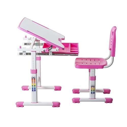 Комплект парта + стул трансформеры Sole Pink FUNDESK