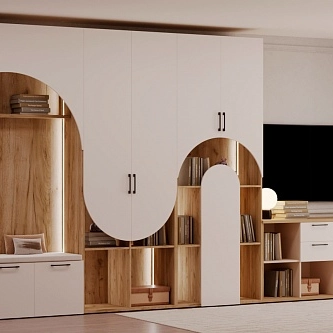 Стеллаж для книг с подсветкой LG253.44 L/R