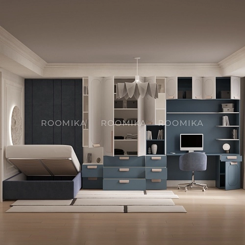 Лацио детская фрезерованные фасады в эмали 90