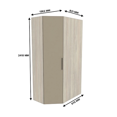 Шкаф угловой L209.44 L/R