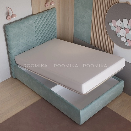 Кровать мягкая САРА SA120  с подъемным механизмом, 120x200