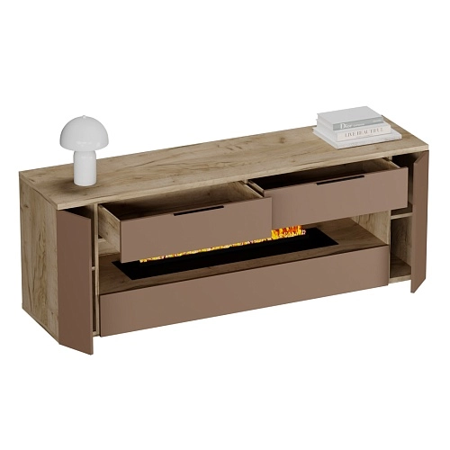 Тумба ТВ напольная с электрокамином LG551.450L/R