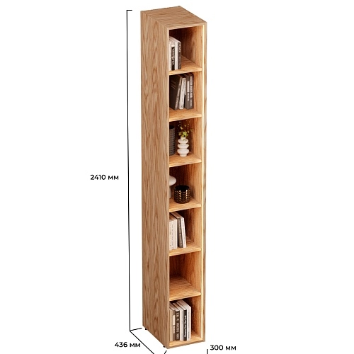 Cтеллаж открытый глубокий L233.44 с подсветкой