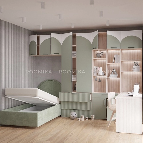 Лацио детская фрезерованные фасады в эмали 78