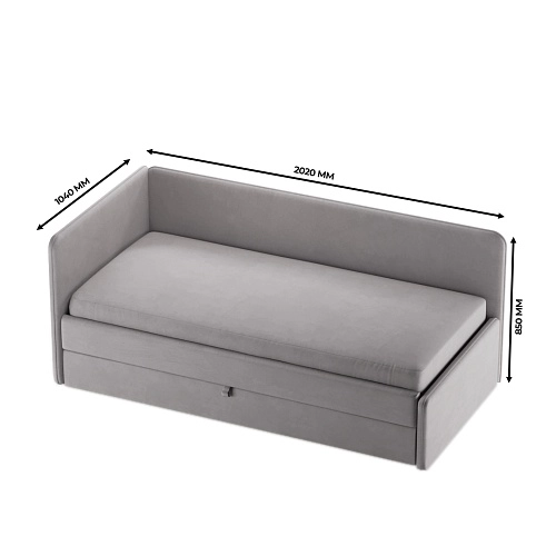 Кровать со вторым выдвижным спальным местом  РУБИ М2