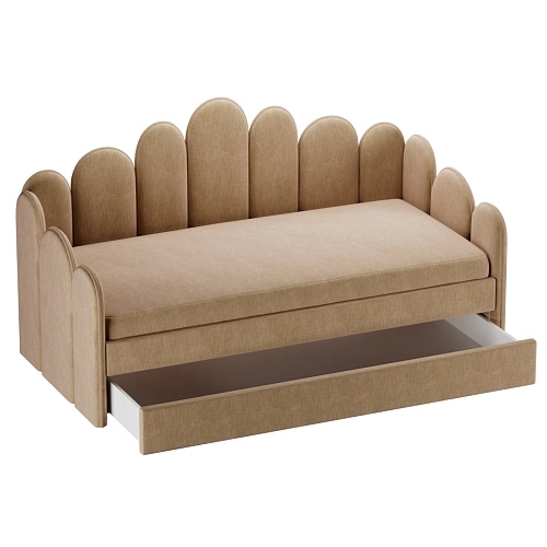 Мягкая кровать-диван ШЕЛЛ, 90x190