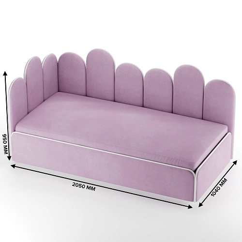 Мягкая кровать-диван КИПРОС с подъемным механизмом, 90x190