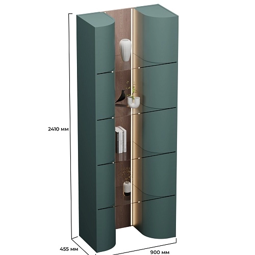 Стеллаж декоративный напольный с подсветкой FG300.450