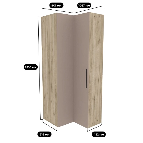 Шкаф угловой L208 L/R