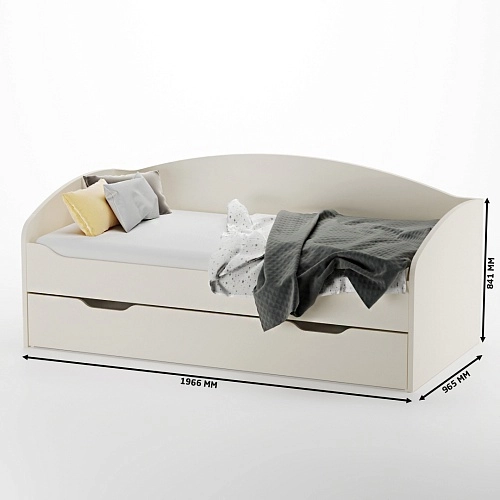 Кровать с выдвижным спальным местом P910, 90x190