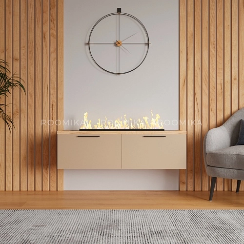 Тумба ТВ напольная с электрокамином L-548.351