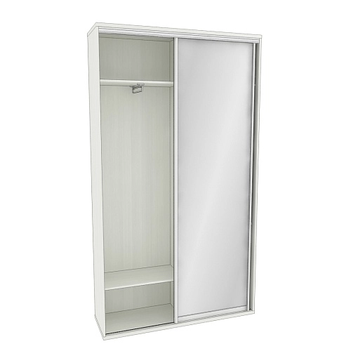Секция для одежды с дверью купе и зеркалом P227Z