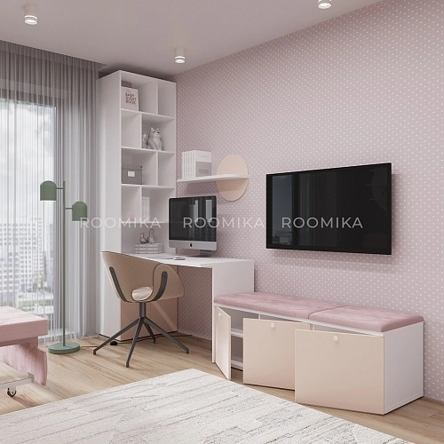 Школьный уголок для девочки Лацио 70