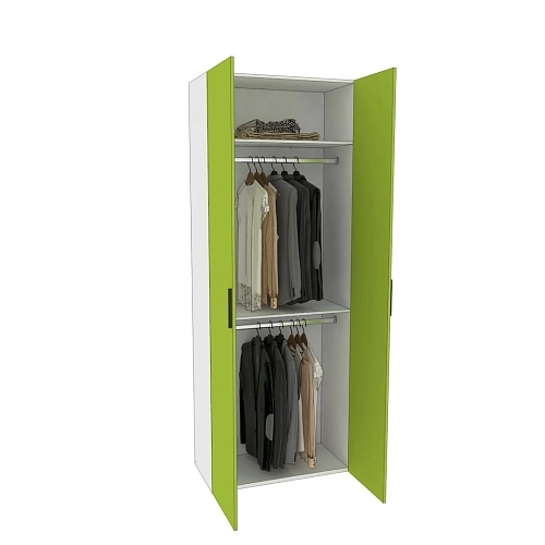 Шкаф двухдверный узкий L210.44-1