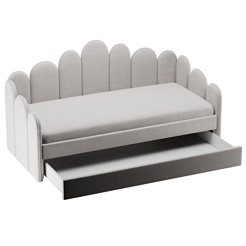 Мягкая кровать-диван ШЕЛЛ, 90x190