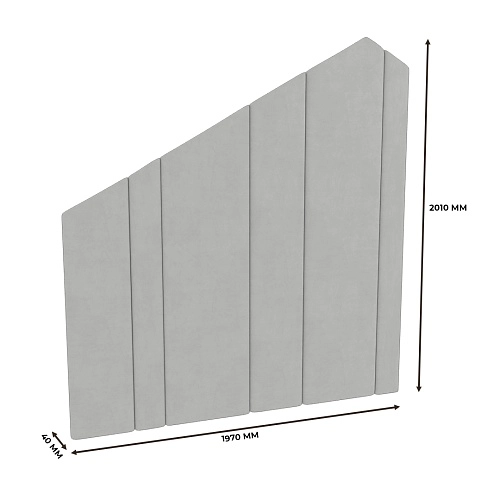 Мягкая стеновая панель в виде домика L153 L/R