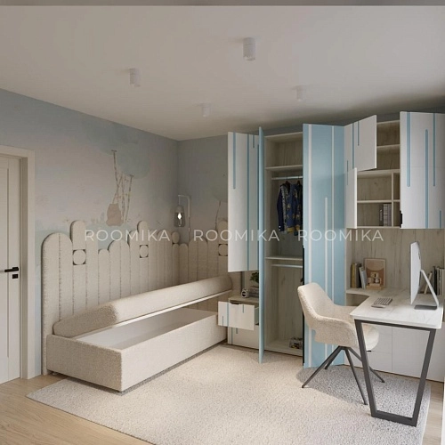 Лацио детская фрезерованные фасады в эмали 79