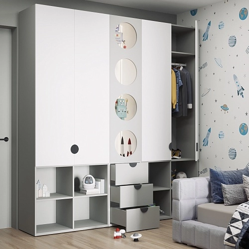 Шкафная группа для детской Лацио 64