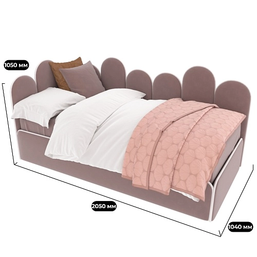 Мягкая кровать-диван КИПРОС с подъемным механизмом, 90x190