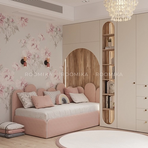 Мягкая кровать-диван КИПРОС с подъемным механизмом, 90x190