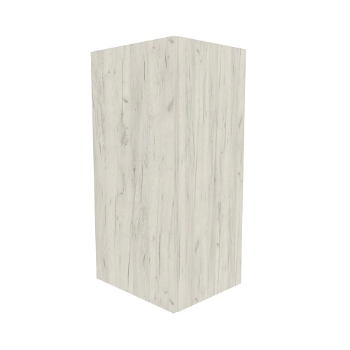 Навесная полка вертикальная с фасадом  2 ниши E312