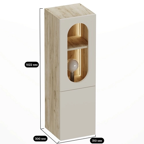 Антресоль навесная, фасады в эмали LE336.2-30