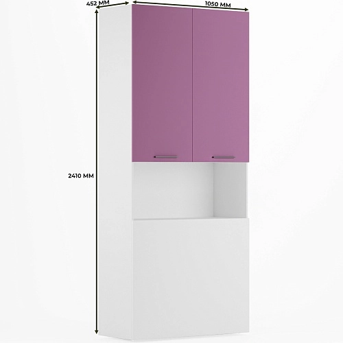 Шкаф двухдверный с фальш стенкой L212.1