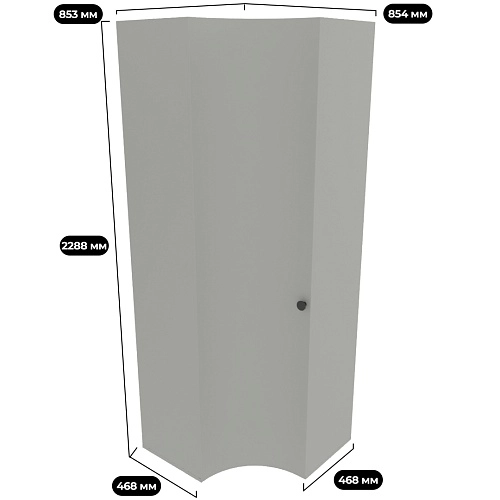 Шкаф угловой P218.1